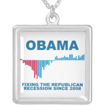 Obama Job Growth Graph Jewelry