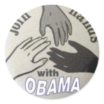 Obama Join Hands Stickers