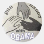 Obama Join Hands Stickers