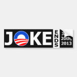 Obama Joke Ends 2013 Bumper Sticker
