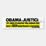 Obama Justice Bumper Sticker