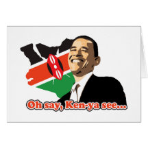 Obama Kenya Greeting Cards