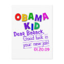 Obama kid postcards