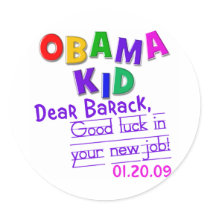 Obama kid stickers