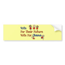 Obama Kids bumper stickers by ScottInk Obama Kids bumper stickers