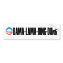 obama-lama-ding-dong Bumper Sticker bumper stickers by mikek92349 obama-lama-ding-dong Bumper Sticker bumper stickers