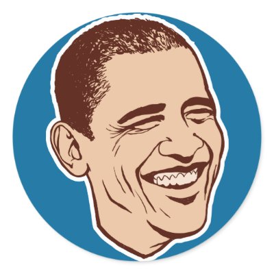 Obama Lapel Sticker Set