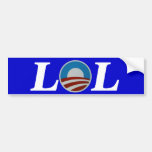 Obama Laughing Out Loud LOL Bumper Sticker