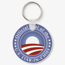 Obama Liar-in-Chief keychains by AmericanElephant Obama Liar-in-Chief keychains