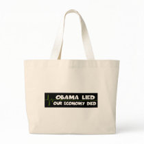 Obama lied canvas bags