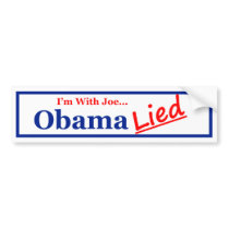 Obama Lied bumper stickers by savetalkradio Obama Lied bumper stickers
