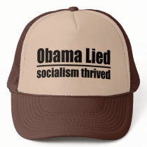 Obama Lied, Socialism Thrived Mesh Hats