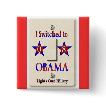 Obama Light Switch Button