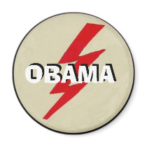 Obama Lightning Bolt Magnet