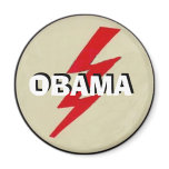 Obama Lightning Bolt Magnet