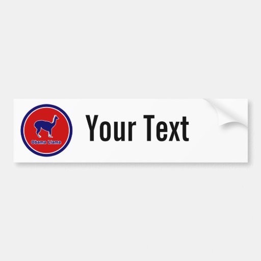 Obama Llama Bumper Stickers