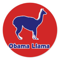 Obama Llama Sticker