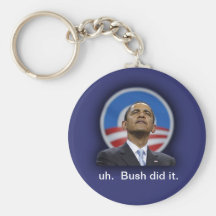 Obama - llavero de Bush de la culpa