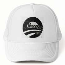 Obama Logo 44 Trucker hat wht by Rush_Media Obama Logo 44 Trucker hat wht