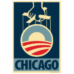 Obama Logo - Chicago: OHP Ladies Top