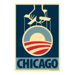 Obama Logo - Chicago: OHP Poster