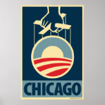Obama Logo - Chicago: OHP Poster