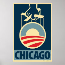 Obama Logo - Chicago: OHP Poster