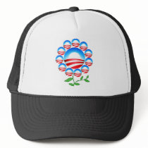 Obama Logo Flower hats by DiscoverBG Obama Logo Flower hats