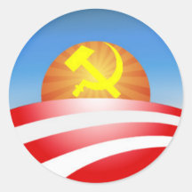 obama logo - soviet sticker