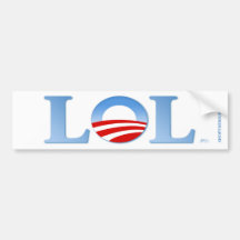 Obama LOL Bumper Stickers