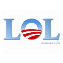 Obama LOL Post Card