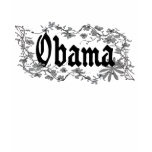 Obama Long Sleeve Womens Gothic Floral Shirt