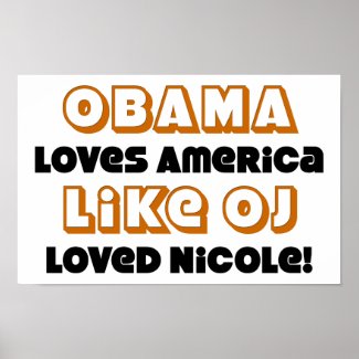 Obama Loves America print