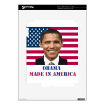 Obama Made in America Decals For The iPad 2