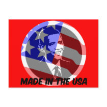 Obama made in the USA Post Card