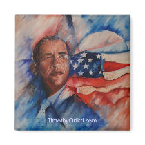 Obama Magnet by TimothyOrikri Obama Magnet