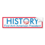 Obama Makes History bumpersticker