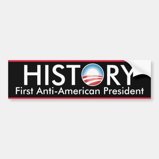 Obama Makes History Bumper Sticker Zazzle