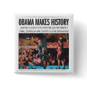 Obama Makes History Button