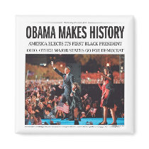 Obama Makes History Magnet