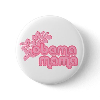 obama mama. alba. button by asyrum