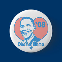 Obama Mama Button  buttons