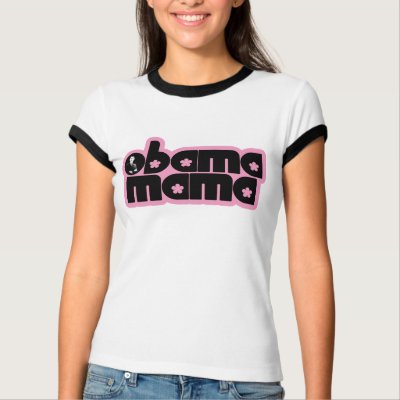 obama mama. chick. tshirt by asyrum