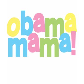 Obama Mama Cool Moms for Barack T-Shirt shirt