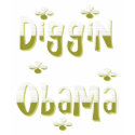 Obama Mama "Diggin Obama" Tank Top t-shirts by WakadyWak Obama Mama "Diggin Obama" Tank Top t-shirts