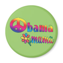Obama Mama magnets by BuzzEdition Obama Mama magnets