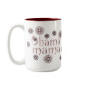 Obama Mama Personalize Name Flowers Mug by dizzypixels Obama Mama Personalize Name Flowers Mug