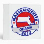 Obama - Massachusetts 3 Ring Binders