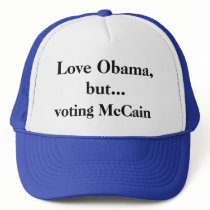 Obama McCain hats by bethklice Obama McCain hats