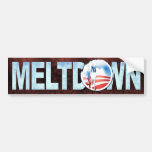 Obama meltdown bumper stickers